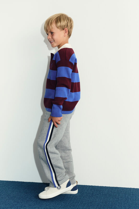 Side Stripe Track Pant  Storm Marle  hi-res