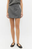 Crossdye Mini Skirt  Charcoal Crossdye  hi-res