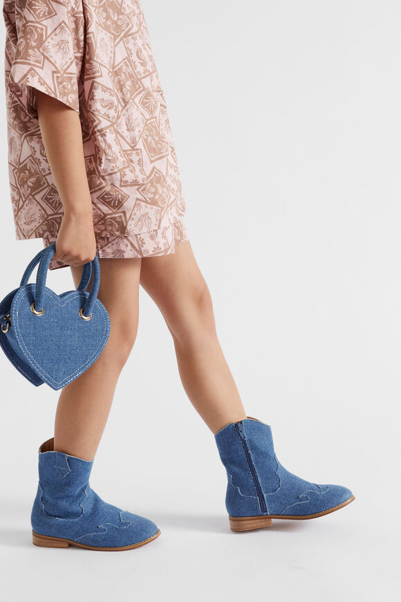 Denim Cowboy Boot  Denim  hi-res