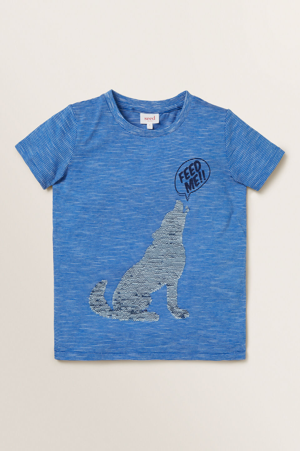 Wolf Flip Sequin Tee  