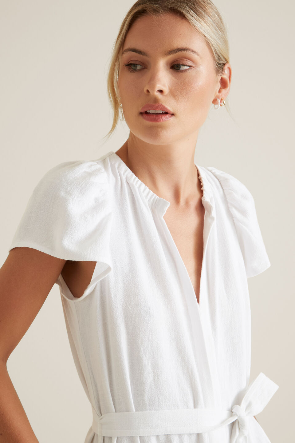 Frill Sleeve Jumpsuit  