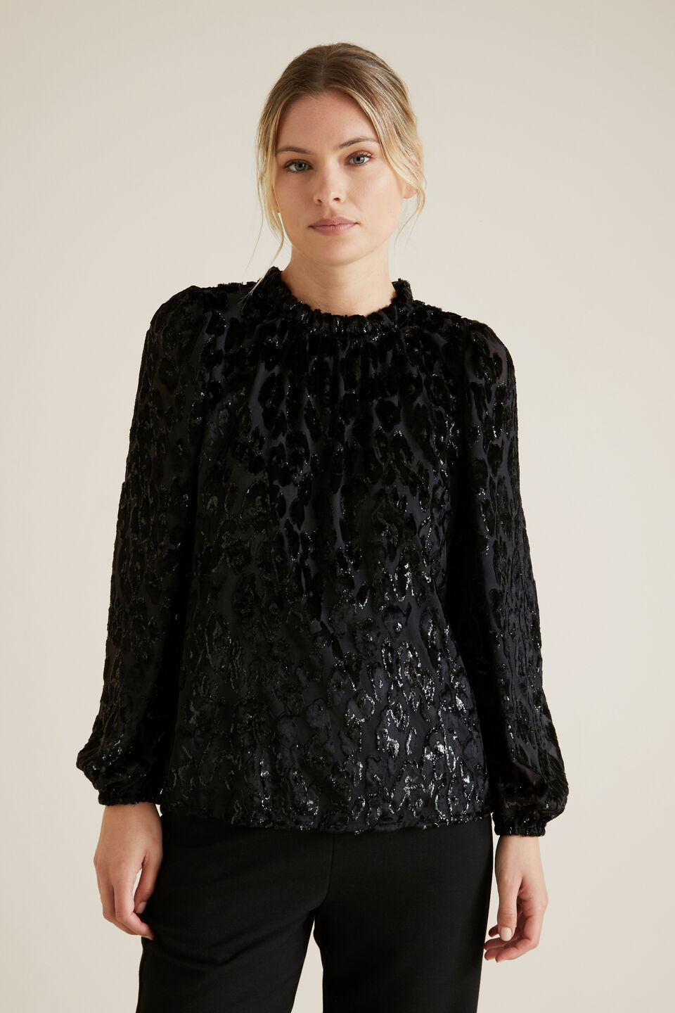 Ocelot Lurex Blouse  