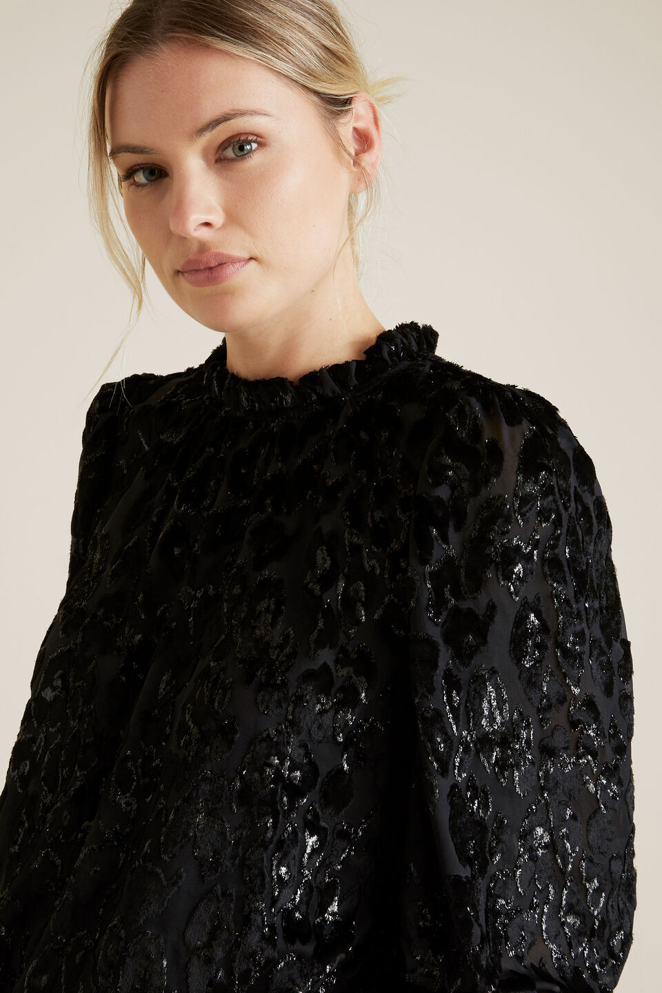 Ocelot Lurex Blouse  