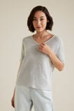 V Neck Textured Top    hi-res