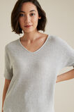 V Neck Textured Top    hi-res