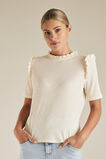 Textured Frill Tee    hi-res