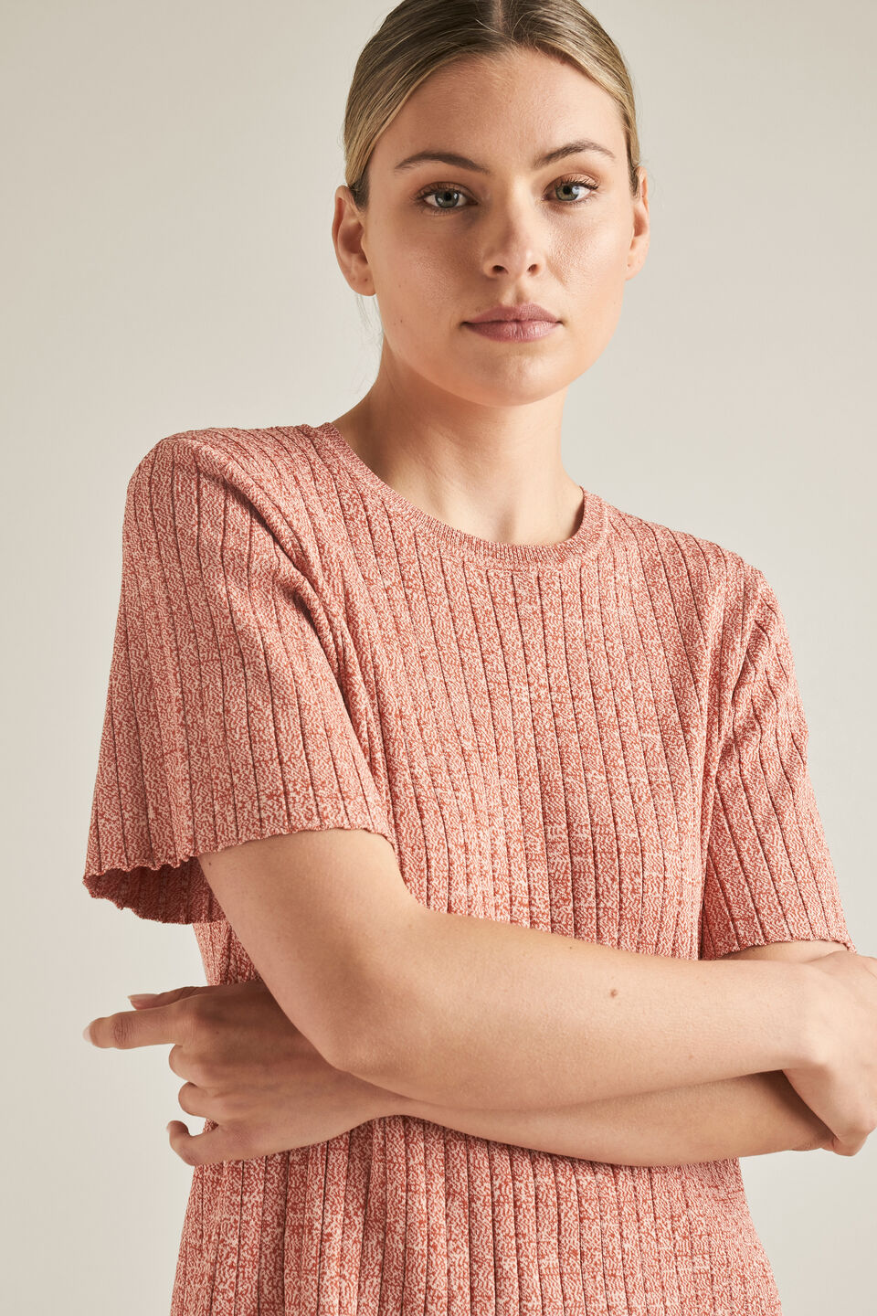 Space Dye Shell Knit  