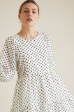 Tiered Spot Dress    hi-res