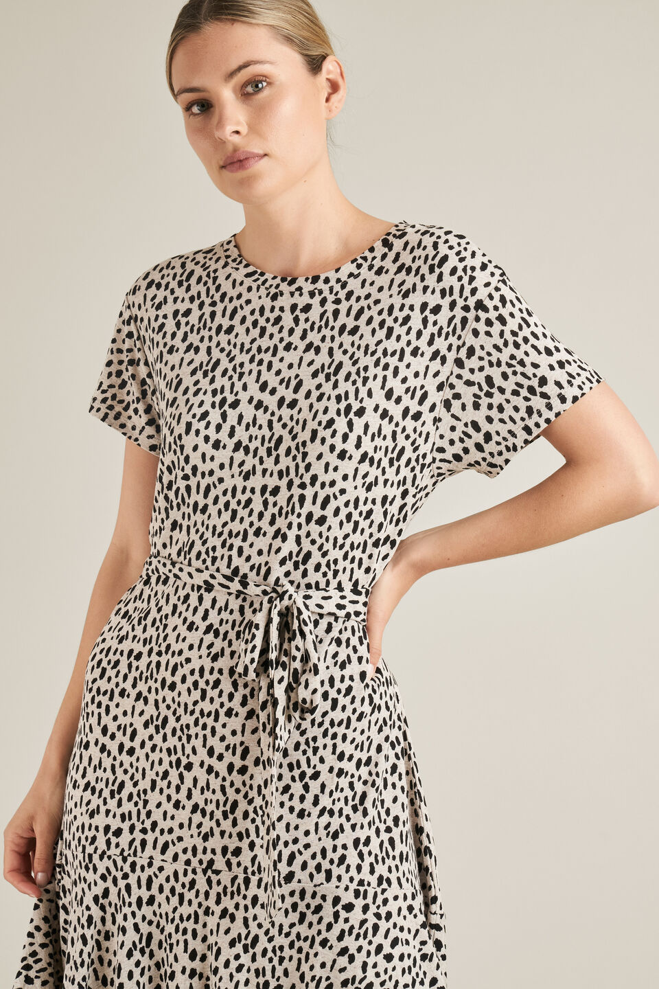 Ocelot Jersey Dress  