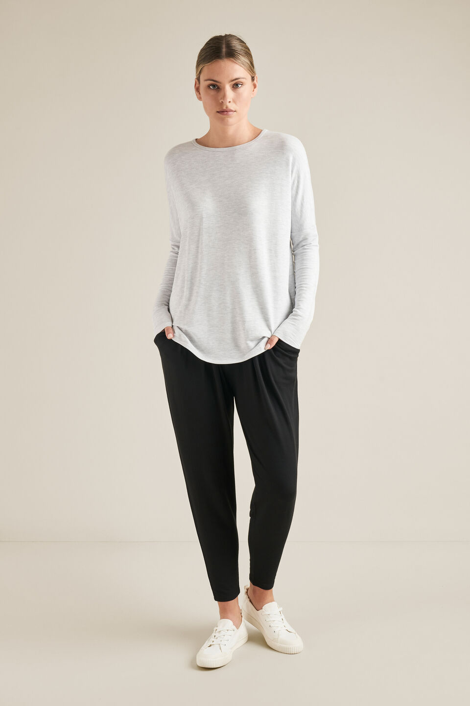 Pleat Front Harem  