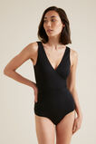 Textured Wrap One Piece    hi-res