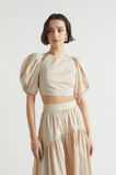 Sateen Tie Back Top  Magnolia  hi-res