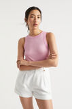 Button Pleat Front Short  Whisper White  hi-res