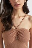 Marle Knit Halter Neck Dress  Auburn Marle  hi-res