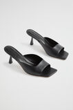 Kaya Peeptoe Mule  Black  hi-res