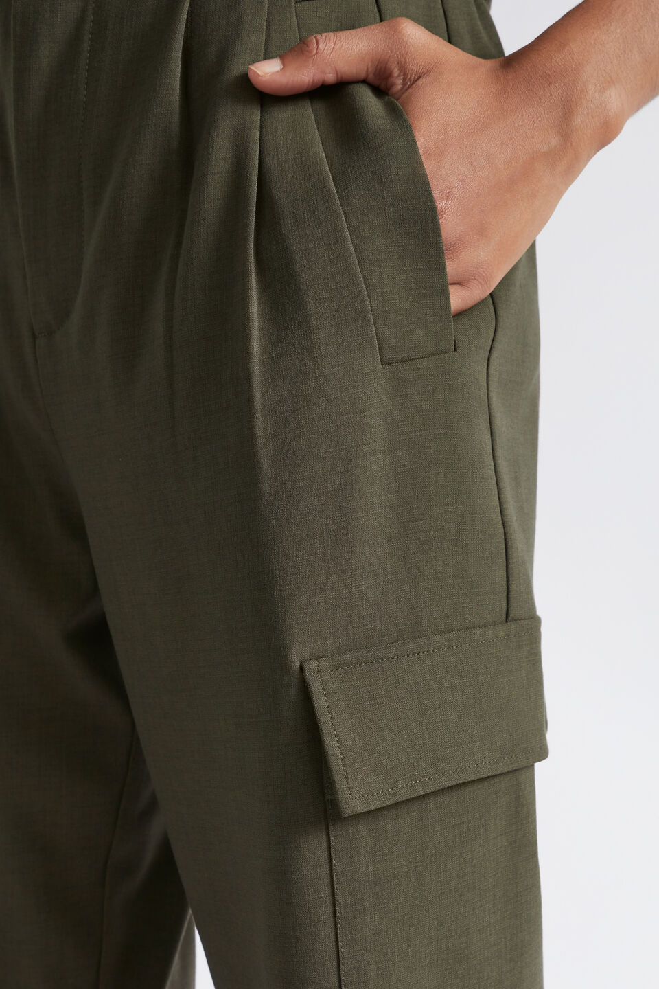 Casual Cargo Pant  Dark Fern