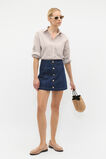 Poplin Pocket Front Shirt  Amaretto Stripe  hi-res
