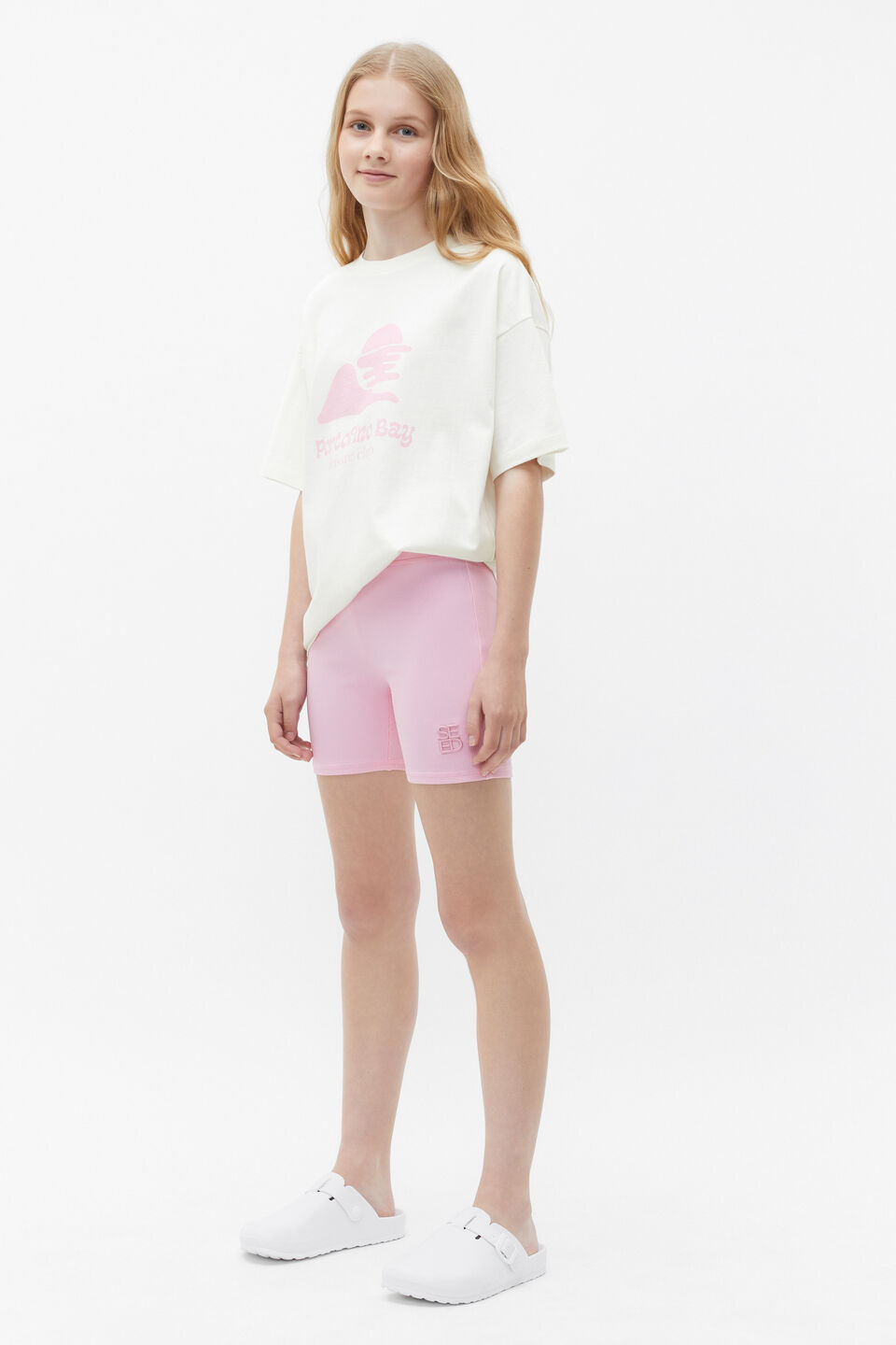 Core Logo Bike Short  Cotton Candy