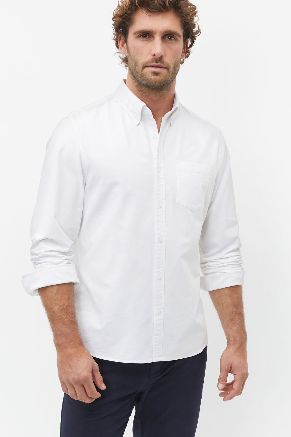 Slim Oxford Shirt  Vintage White