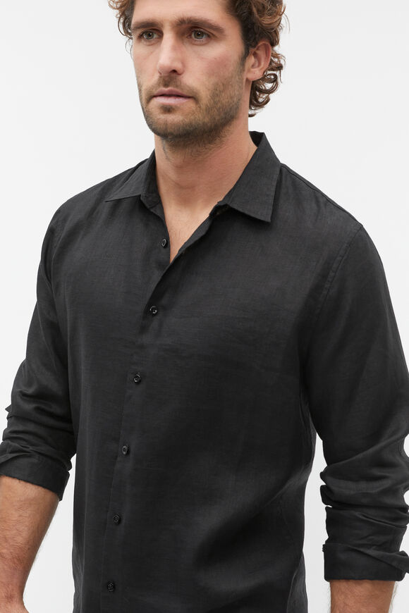 Linen Shirt  True Black  hi-res