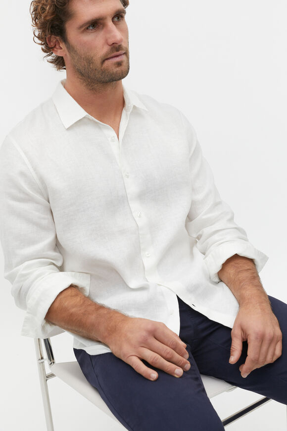 Linen Shirt  Vintage White  hi-res