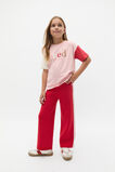 Colourblock Logo Tee  Rose Petal  hi-res