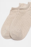 Waffle Sneaker Sock  Light Cookie  hi-res