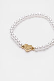 Initial Pearl Bracelet  L  hi-res