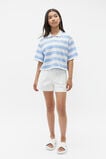 Polo Collar Tee  Sky Blue  hi-res