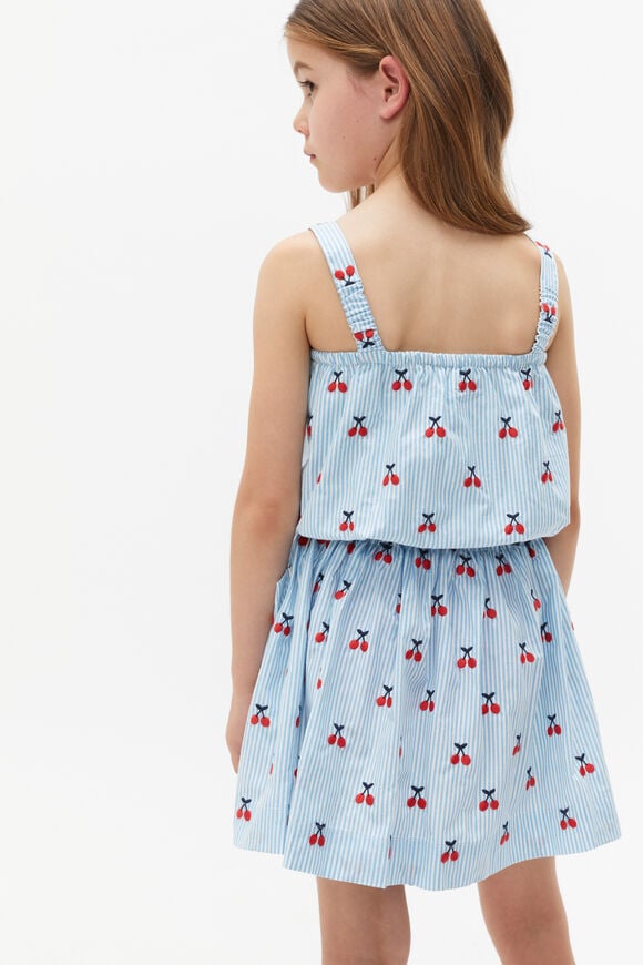 Cherry Stripe Cami  Bright Cornflower  hi-res