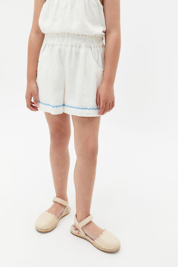 Embroidered Short  Canvas  hi-res