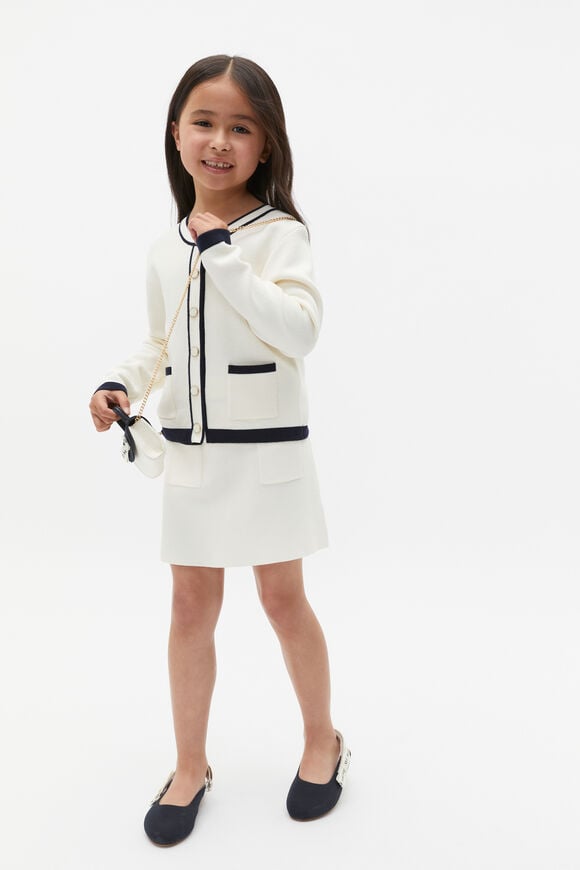 Button Knit Skirt  Milk  hi-res