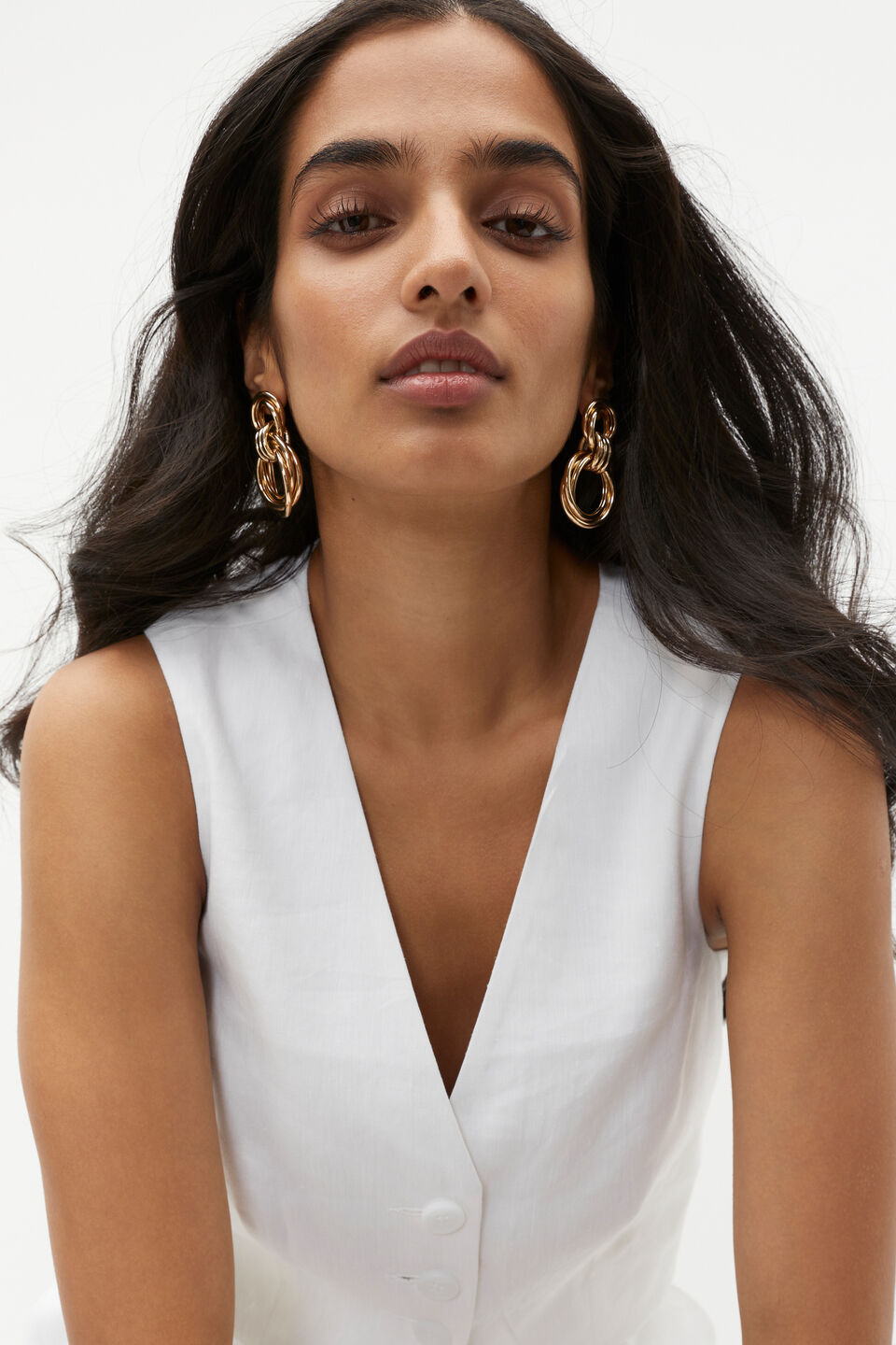 Statement Loop Earring  Gold