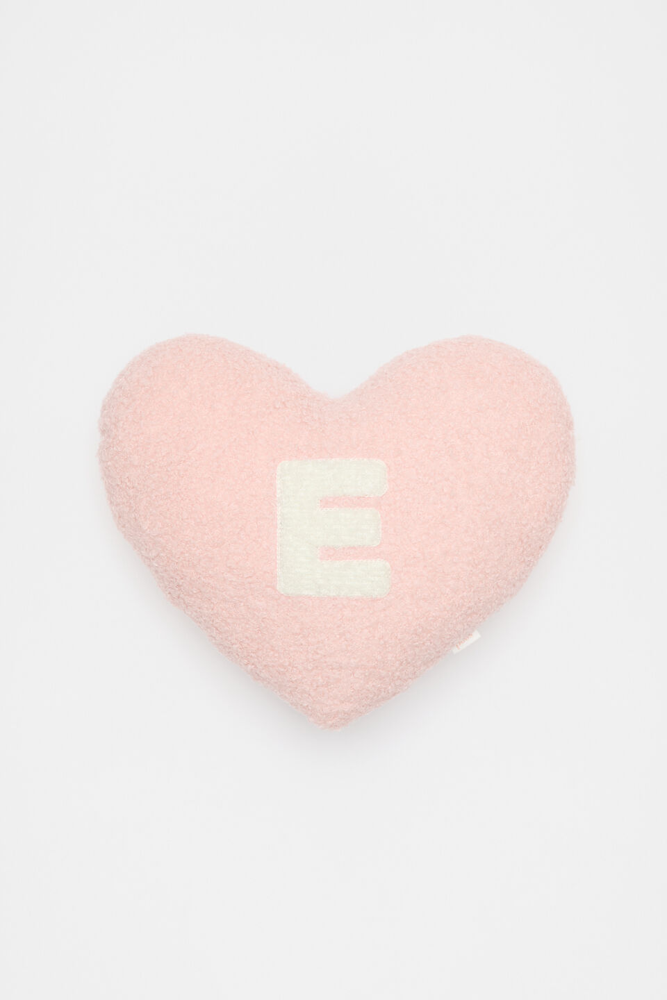 Heart Initial Cushion  E