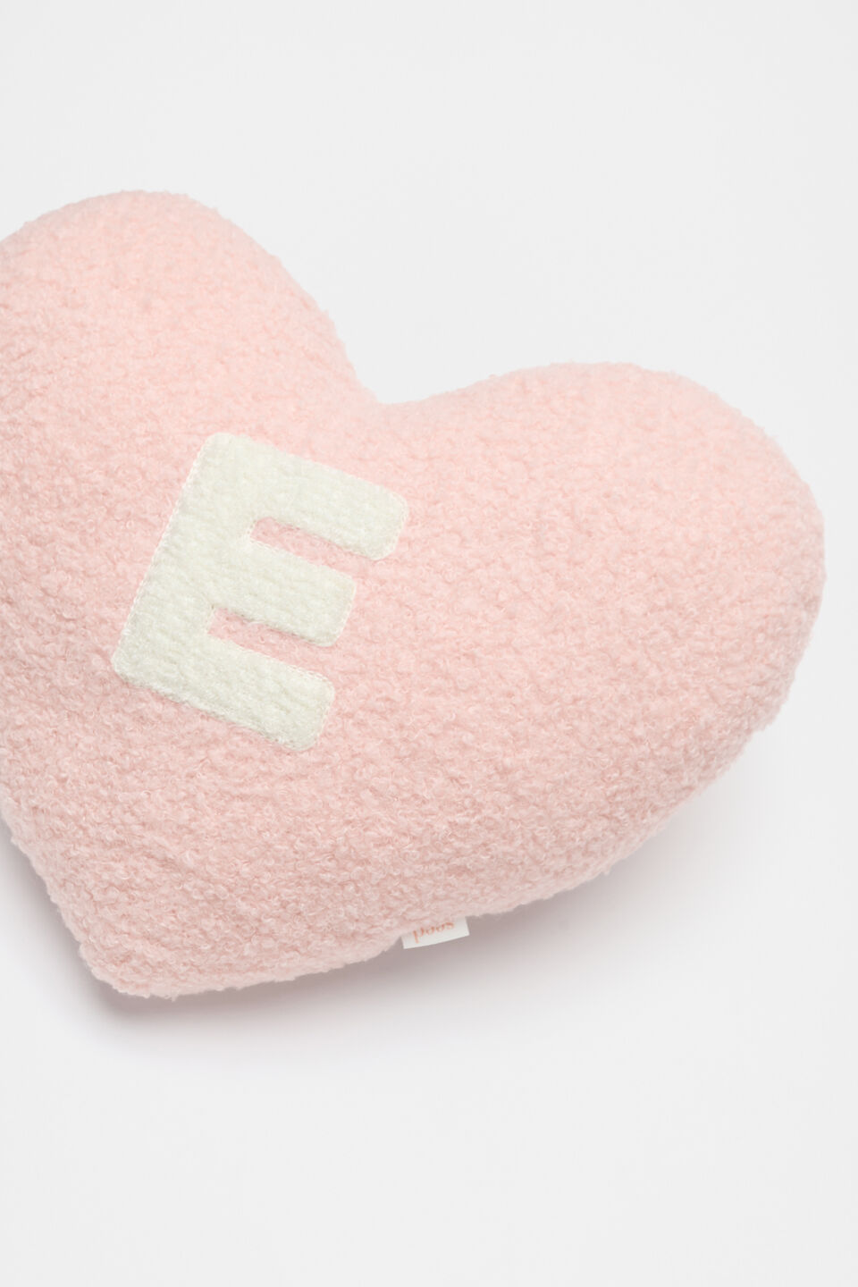 Heart Initial Cushion  E