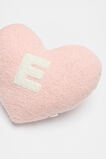 Heart Initial Cushion  E  hi-res