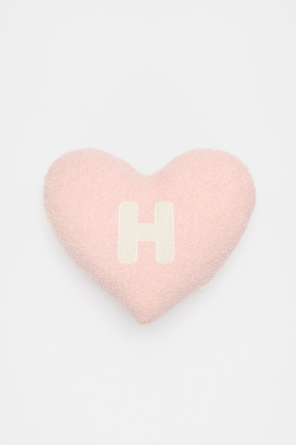 Heart Initial Cushion  H