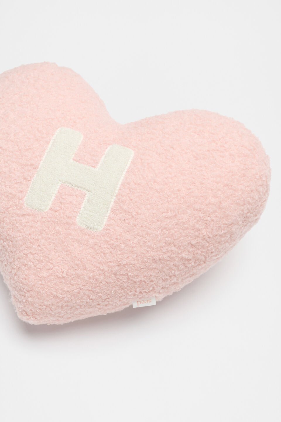 Heart Initial Cushion  H