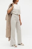 Denim Wide Leg Rigid Jean  Oat  hi-res