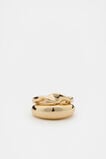 Sculptural Twist Ring Set  Gold  hi-res