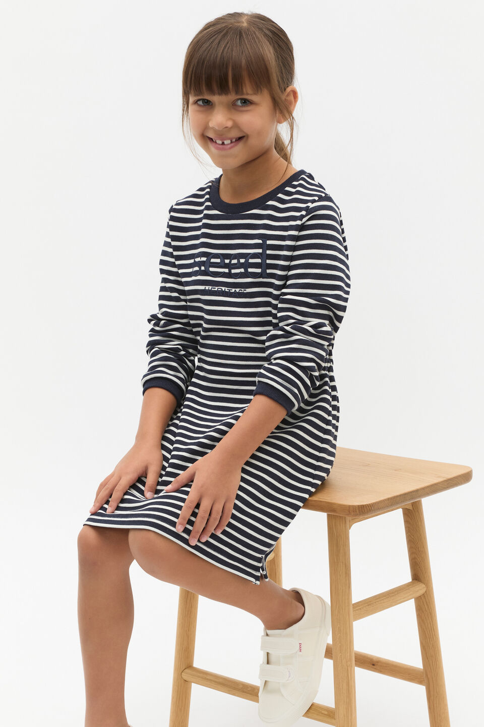 Essential Logo Dress  Midnight Blue