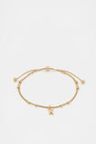 Gold Letter Chains Bracelet  K  hi-res