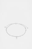 Silver Letter Chains Bracelet  C  hi-res
