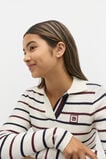 Stripe Knit Top  Light Cream  hi-res