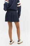 Ponte Pleat Skirt  New Navy  hi-res