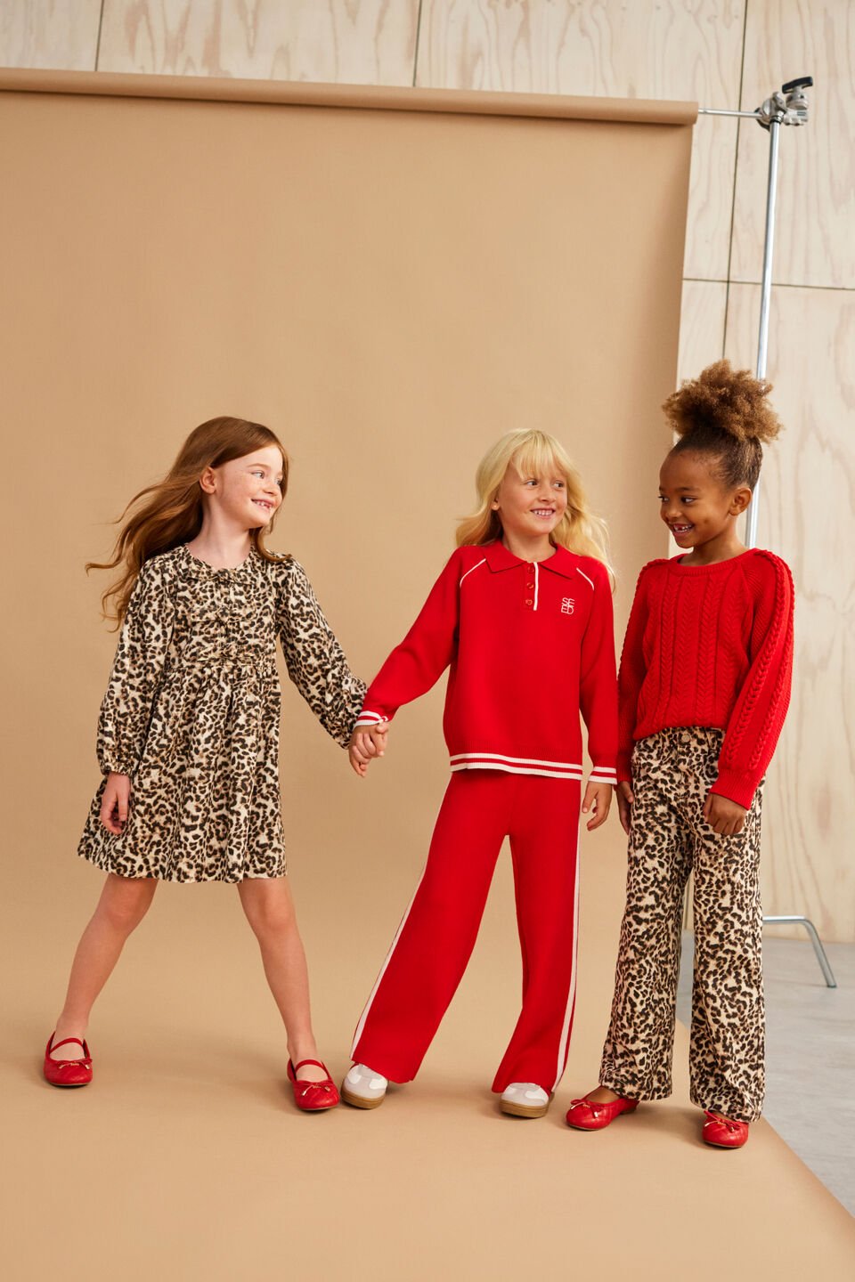 Sporty Knit Sweater  Chilli Red