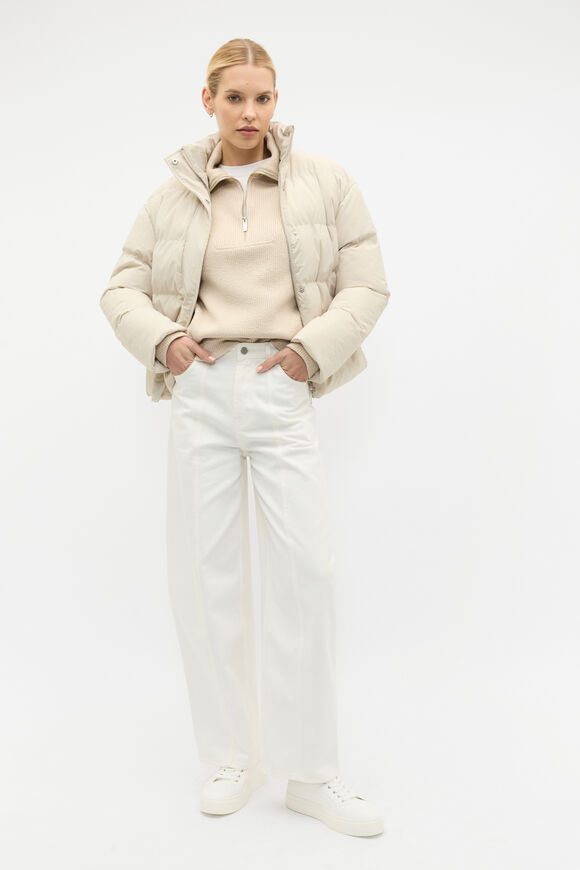 Textured Twist Sweat  Oat Twist  hi-res