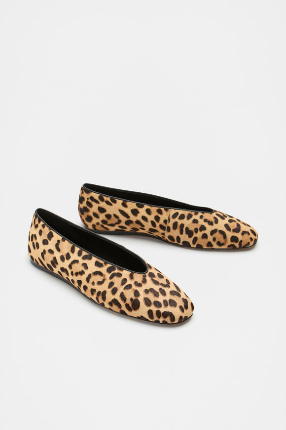 Margot Animal Print Ballet Flat  Ocelot  hi-res