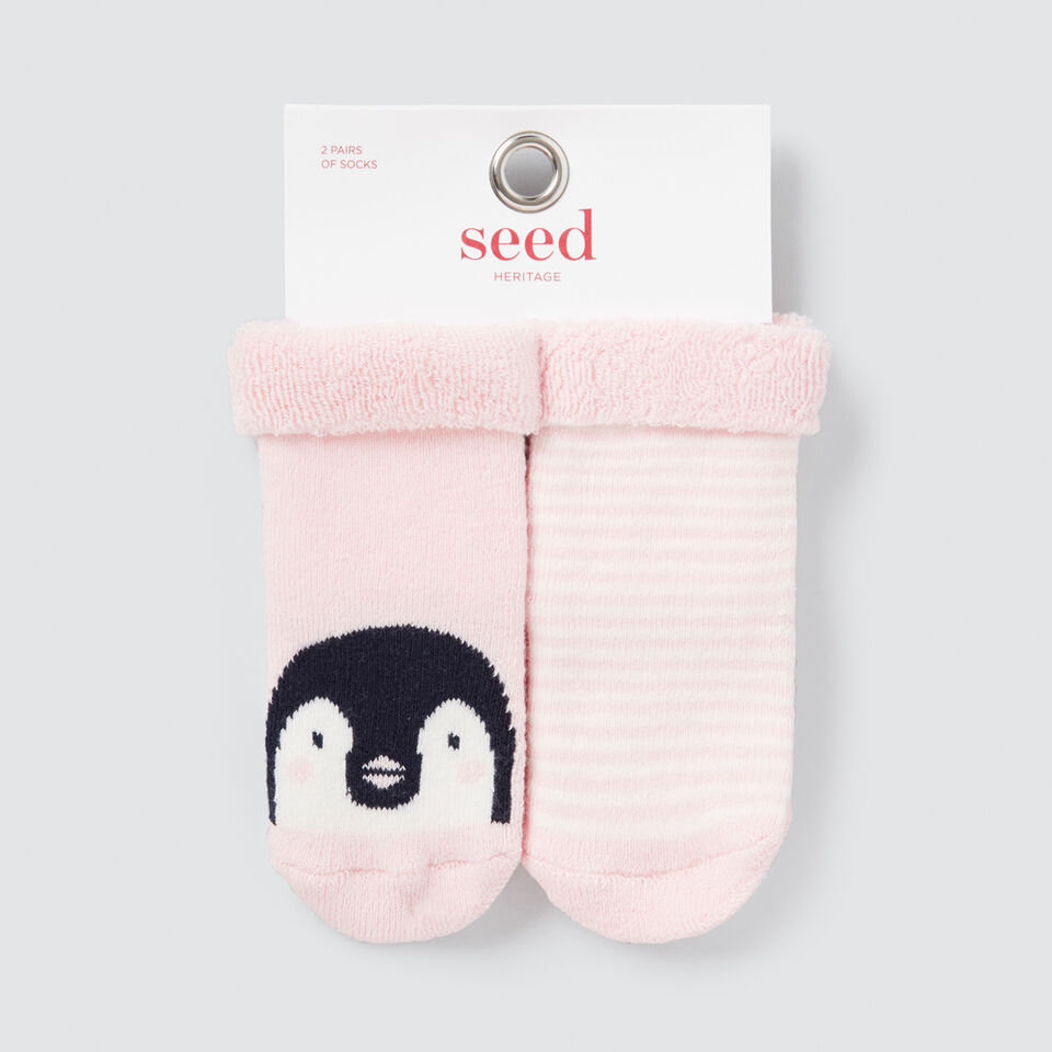 Terry Penguin Socks  