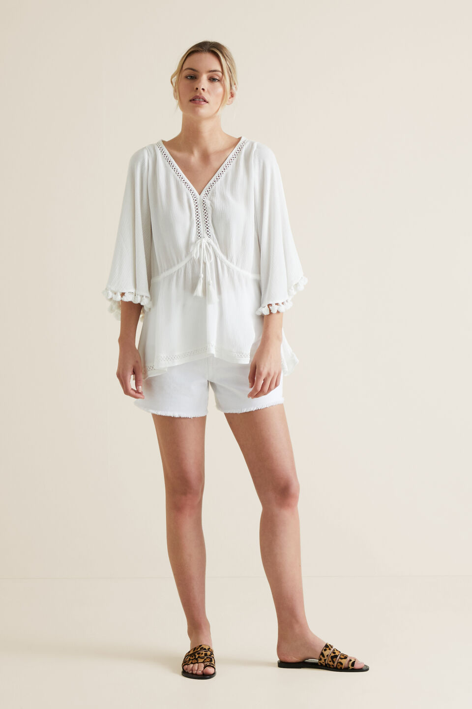Flutter Sleeve Blouse  